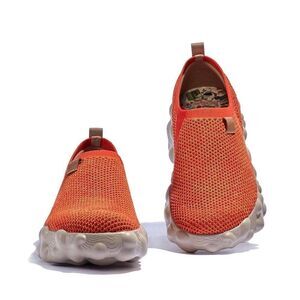 UIN Women's Walking Shoes Lightweight Wide Toe Chunky Sneaker (Toledo Ⅵ-caramel)